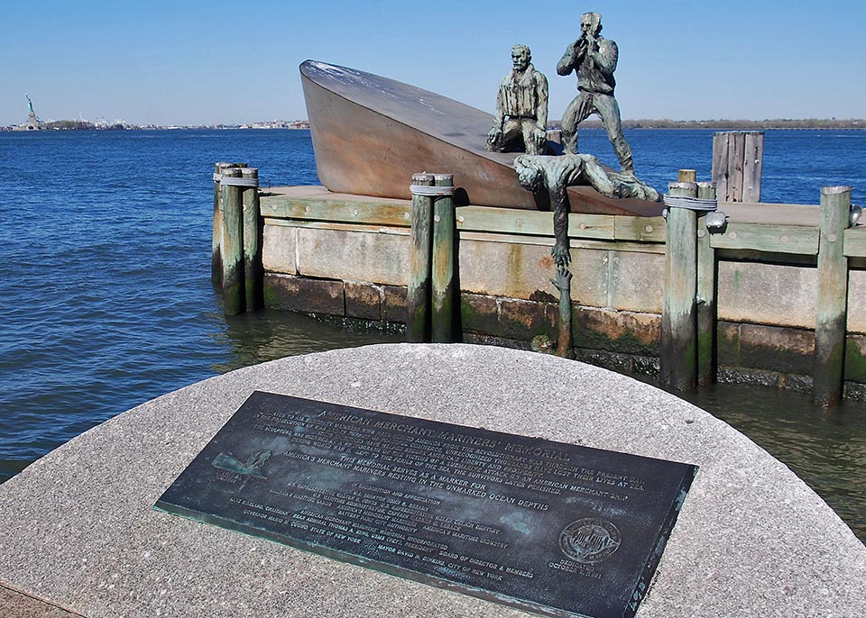 History of the American Merchant Mariners' Memorial in Battery